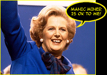 Margaret Thatcher DOES Manic Miner!