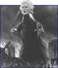 La madre de Bush es Godzilla