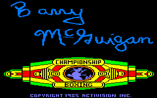 Barry McGuigan World Championship Boxing